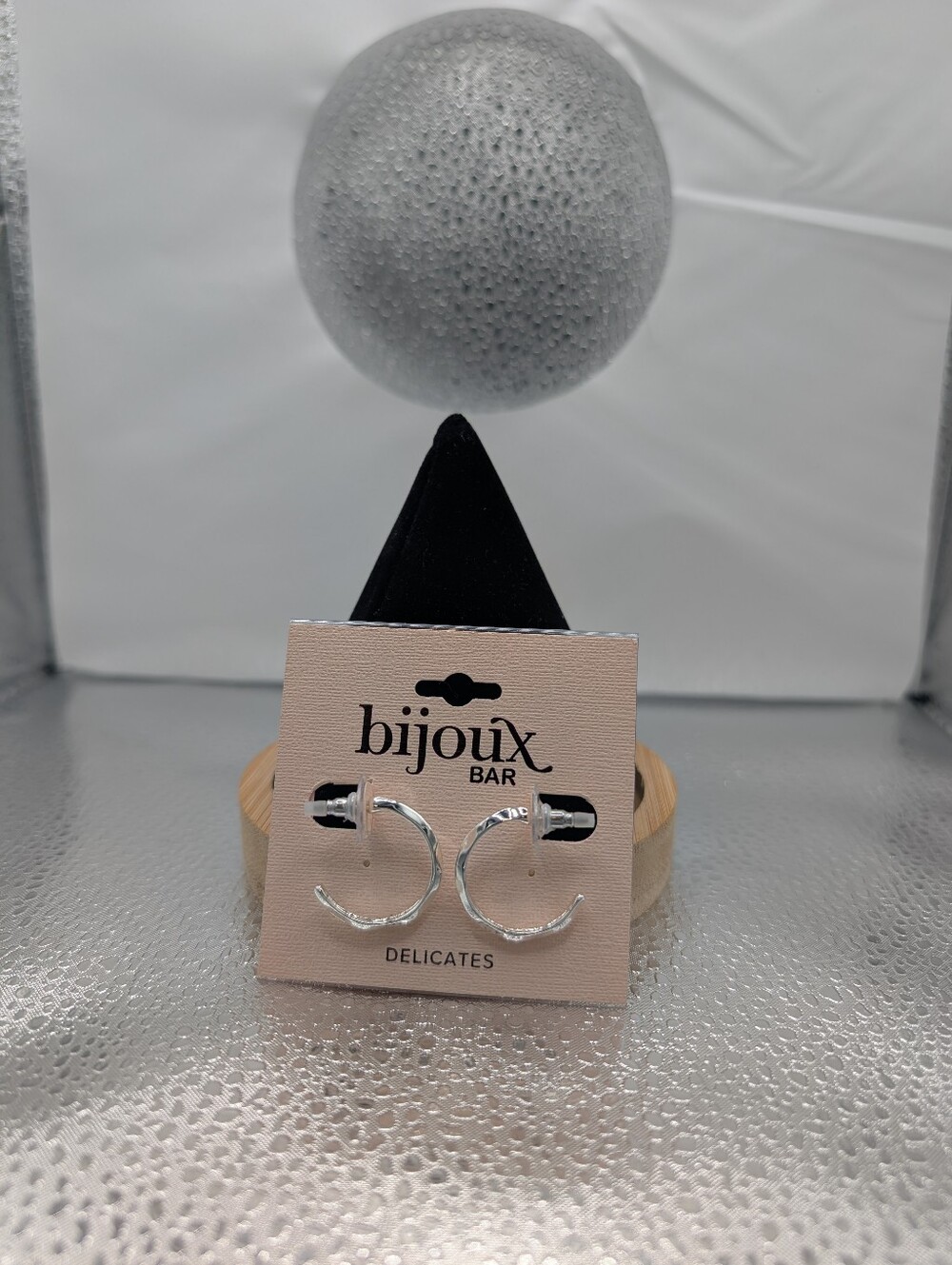 Bijoux Silver Hoop Earrings - Silver